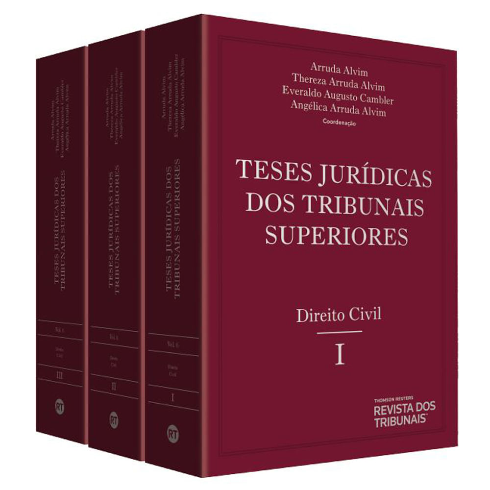 Coleção Teses Jurídicas Dos Tribunais Superiores Direito Civil Livraria Rt 8238