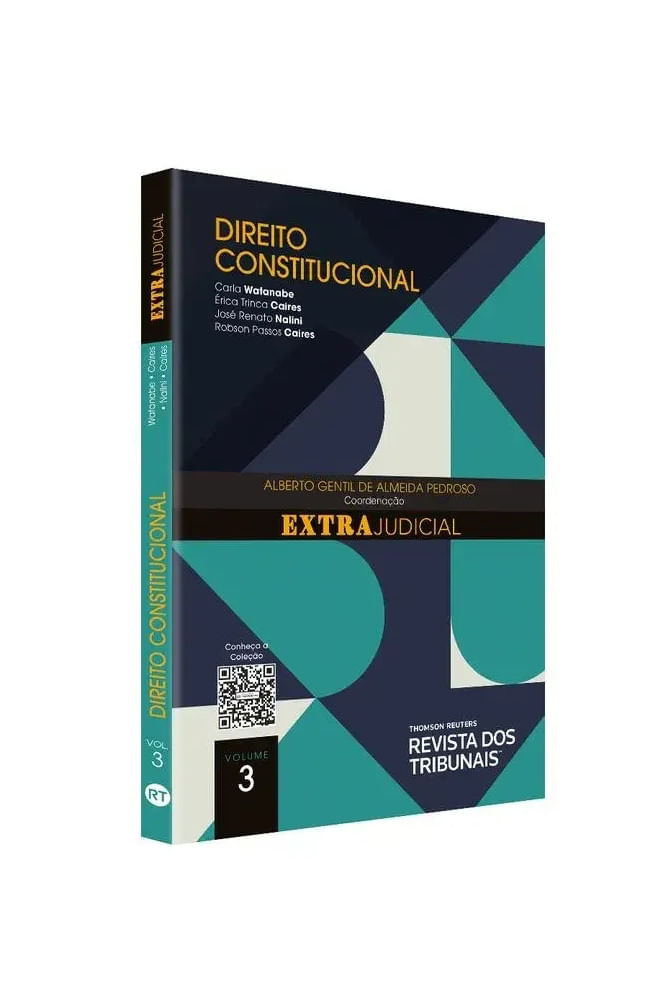 Livro-o-Direito-e-o-Extrajudicial-Direito-Constitucional-Volume-3-de-Lado---Livraria-RT