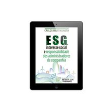 E-book - Esg - Interesse Social E Responsabilidade Dos Administradores De Companhia - 1ª Edição - Sem Conteúdo Interativo