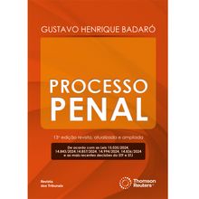 Processo Penal - 13ª Edição